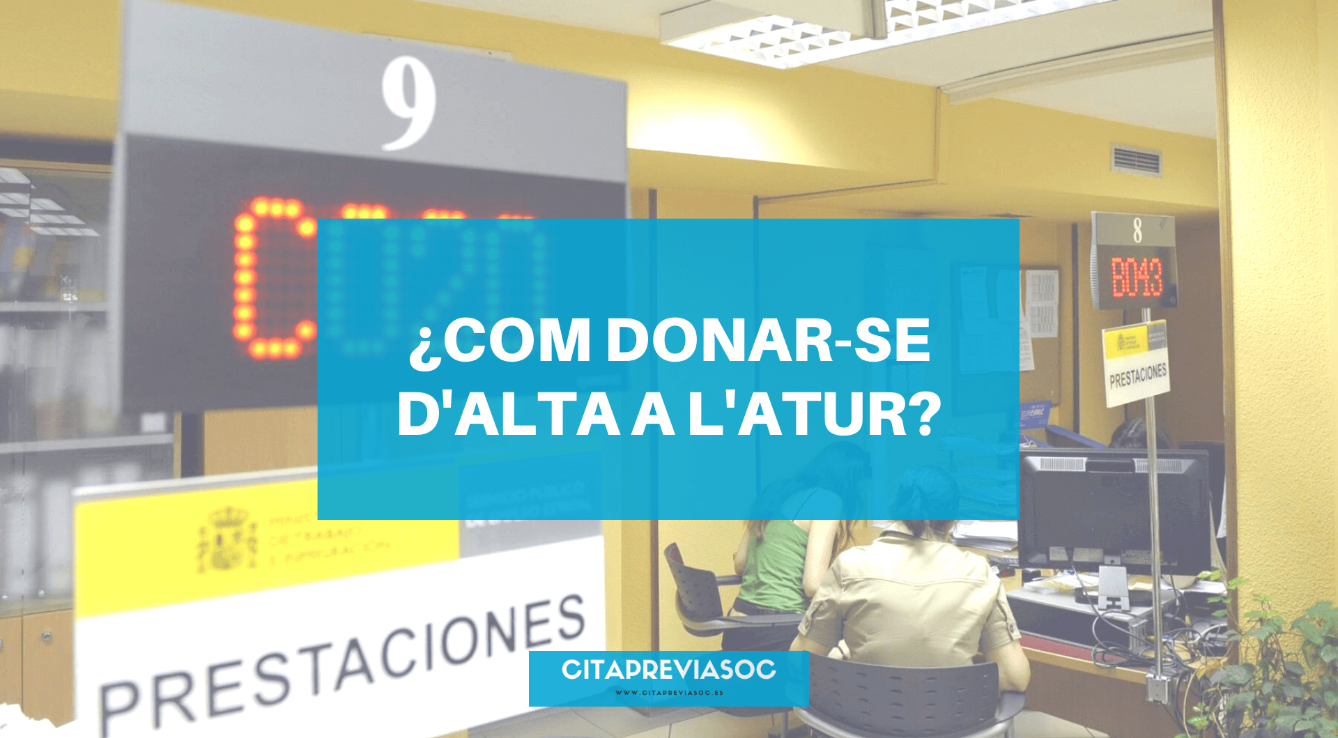 com donarse d'alta a l'atur