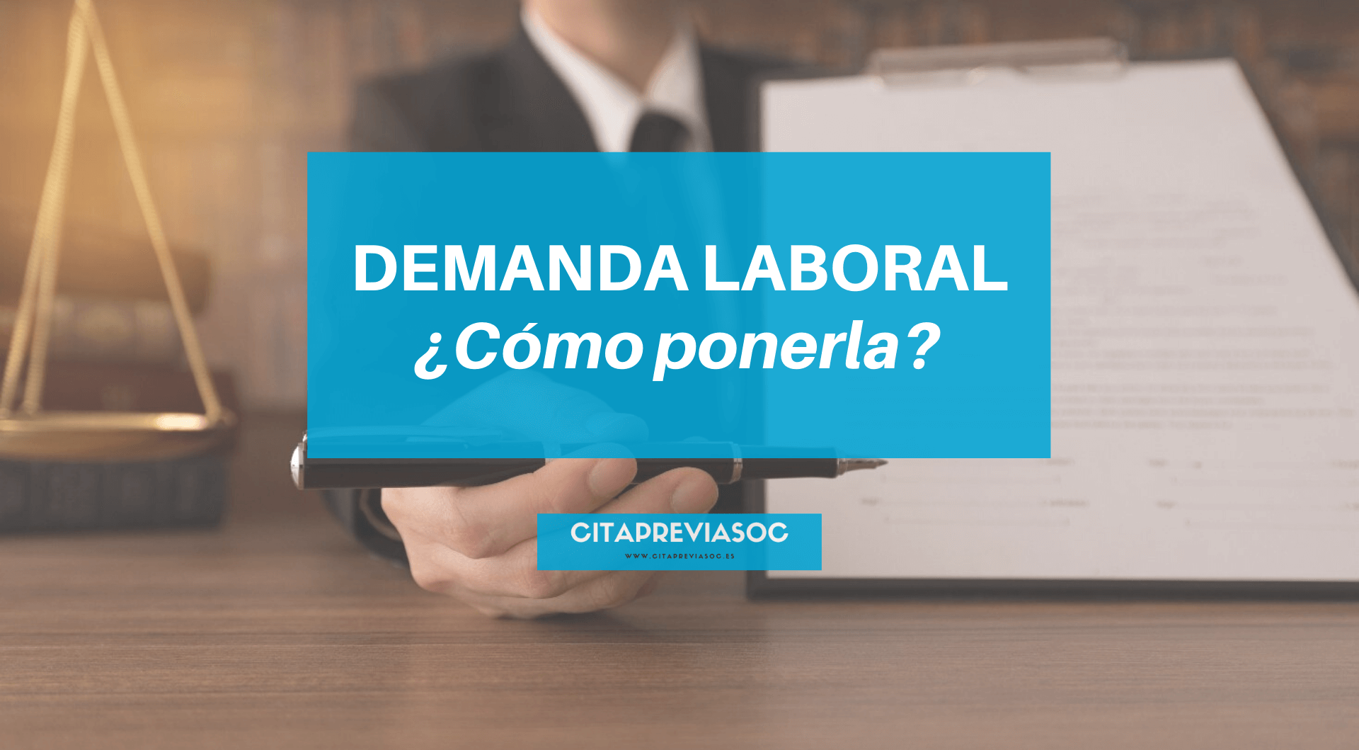 como poner demanda laboral