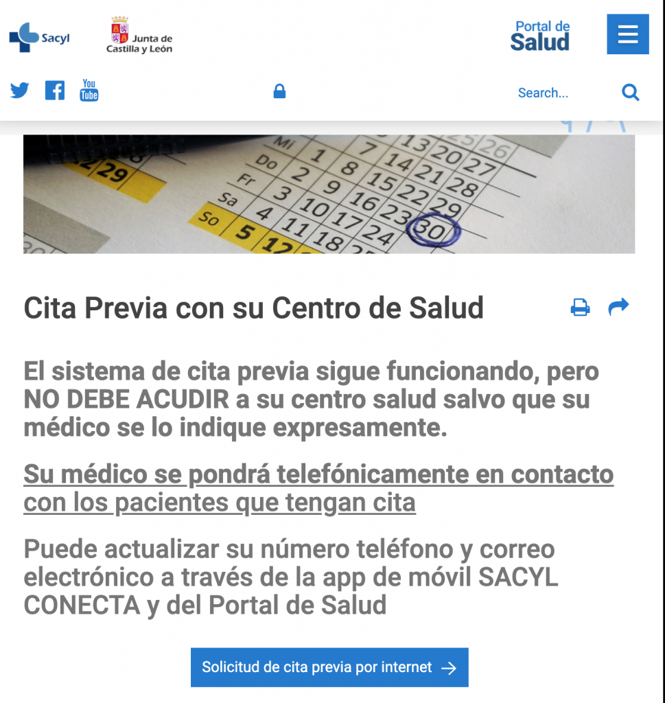 cita médico sacyl